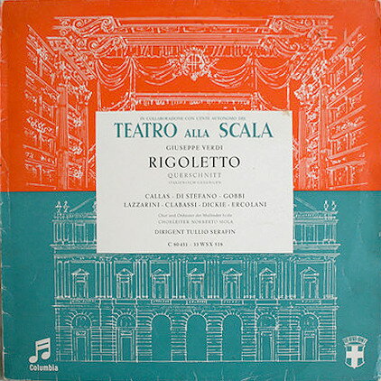【中古】LP Giuseppe Verdi , Maria Callas Rigoletto (Groser Querschnitt In Italienischer Spra C80431 Columbia /00260