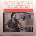 【中古】米LP Billie & De De Pierce Vocal Blues And Cornet In The Classic Tradition OB...