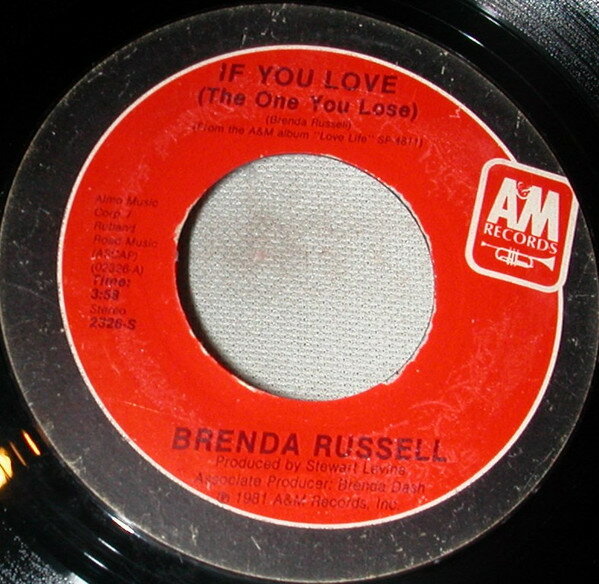 ・アーティスト Brenda Russell ・タイトル If You Love (The One You Lose) ・レーベル・型番 A&M Records 2326S ・フォーマット 7インチレコード ・コンディション(盤) 良い (VG+) ・コンディション(ジャケット) プレインカバー（元ジャケット／カバー無し） ・コンディション(帯) オビなし ・特記事項 サンプル画像です。実際の商品の画像ではありません 商品写真はバーコード/カタログ番号に対応したサンプル画像ですので、お送りする商品の画像ではありません。帯やライナーなどの付属品は、特記事項に記載されている場合のみ含まれます。プロモやカラーレコードなどの仕様についても、該当する場合のみ特記事項に記載しています。 【ご購入前に必ずご確認ください】 ・本店サイト(www.recordcity.jp)とは価格、送料が違います ・本店サイト、その他支店のオーダーとは同梱発送できません ・注文確定後に別の注文を頂いた場合、注文同士の同梱は致しかねます。 ・別倉庫から発送しているため、店頭受け渡しは対応しておりません ・一部商品は他の通販サイトでも販売しているため、ご注文のタイミングによっては商品のご用意ができない場合がございます。 ・土日祝日はお休みです 金曜・祝前日9時以降のご連絡またはご入金は、返答または発送が週明け・祝日明けに順次対応となります。 ・ご購入後のキャンセル不可 ご購入後のキャンセルはいかなる理由においてもお受けできません。ご了承の上、ご購入くださいませ。 ・日本郵便(ゆうパック/ゆうメール)によるお届けになります。 ・中古品であることをご理解ください 当ストアでは中古商品を主に販売しております。中古品であることをご理解の上ご購入ください。また、一部商品はRecordCityオンラインストアで試聴可能です。 ・返品について お客様のご都合による返品は一切承っておりません。 表記の内容と実際の商品に相違がある場合、また針飛び等で返品・返金をご希望される場合は、商品の到着後1週間以内にご連絡ください。商品の返送をこちらで確認後、キャンセル・返金を行います。 コンディションVG以下の商品は返品できません。プレイに影響のない表面のこすれ傷、プレス起因のノイズ盤は返品の対象外です。 【コンディション表記】 ・ほぼ新品(M-)(Like New) 完全な新品。未使用。当店ではほぼ使用しません ・非常に良い(EX)(Excellent) 中古盤として美品な状態。わずかな経年を感じるものの傷みを感じさせない、当店基準で最高の状態 ・良い(VG+)(Very Good Plus) 丁寧に扱われた中古品で、軽い使用感がみられる。 ・可(VG)(Acceptable) 使い込まれた中古品で、「良い」よりもさらに使用感がみられる。 ・悪い(VG-)(Bad) 状態が悪いアイテム。使用の保障はなく、再生不可、針飛び、目立つノイズがあるかもしれない。状態によるクレーム不可。返品不可。 ・非常に悪い(G)(Very Bad) 「悪い」よりさらに状態が悪いアイテム。使用の保障はなく、再生不可、針飛び、目立つノイズがあるかもしれない。状態によるクレーム不可。返品不可。 ・ジャンク(Fair)(Junk/Fair) 割れている、反っている、水ダメージがある、カビ、ジャケットが分離している、ひどい書き込み、ひどい擦れなど最低の状態。使用の保障はなく、再生不可、針飛び、目立つノイズがあるかもしれない。状態によるクレーム不可。返品不可。 ・ジャンク(Poor)(Junk/Poor) 割れている、反っている、水ダメージがある、カビ、ジャケットが分離している、ひどい書き込み、ひどい擦れなど最低の状態。使用の保障はなく、再生不可、針飛び、目立つノイズがあるかもしれない。状態によるクレーム不可。返品不可。