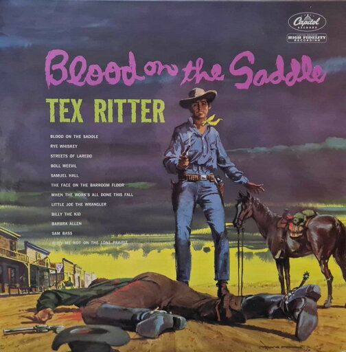 【中古】英LP Tex Ritter Blood On The Saddle T1292 Capitol Records /00260 【中古】英LP Tex Ritter Blood On The Saddle T1292 Capitol Records /00260