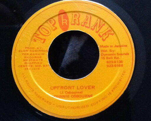 【中古】ジャマイカ7” Johnny Osbourne Upfront Lover NONE Top Rank /00080 【中古】ジャマイカ7” Johnny Osbourne Upfront Lover NONE Top Rank /00080