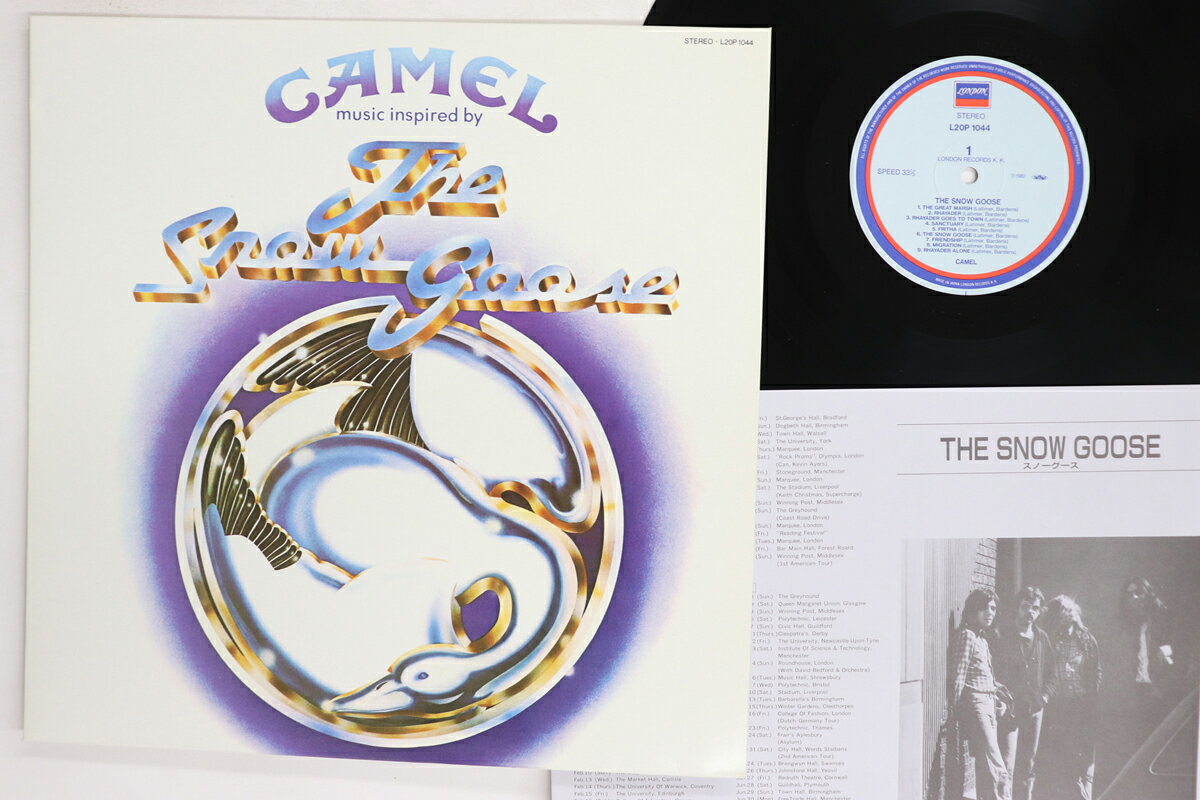 ・アーティスト Camel ・タイトル Snow Goose ・レーベル・型番 LONDON L20P1044 ・フォーマット LPレコード ・コンディション(盤) 良い (VG+) ・コンディション(ジャケット) 良い (VG+) ・コンディション(帯) オビなし ・特記事項 【ライナー付き】 実際に発送される商品の画像です 【ご購入前に必ずご確認ください】 ・本店サイト(www.recordcity.jp)とは価格、送料が違います ・本店サイト、その他支店のオーダーとは同梱発送できません ・注文確定後に別の注文を頂いた場合、注文同士の同梱は致しかねます。 ・別倉庫から発送しているため、店頭受け渡しは対応しておりません ・一部商品は他の通販サイトでも販売しているため、ご注文のタイミングによっては商品のご用意ができない場合がございます。 ・土日祝日はお休みです 金曜・祝前日9時以降のご連絡またはご入金は、返答または発送が週明け・祝日明けに順次対応となります。 ・ご購入後のキャンセル不可 ご購入後のキャンセルはいかなる理由においてもお受けできません。ご了承の上、ご購入くださいませ。 ・日本郵便(ゆうパック/ゆうメール)によるお届けになります。 ・中古品であることをご理解ください 当ストアでは中古商品を主に販売しております。中古品であることをご理解の上ご購入ください。また、一部商品はRecordCityオンラインストアで試聴可能です。 ・返品について お客様のご都合による返品は一切承っておりません。 表記の内容と実際の商品に相違がある場合、また針飛び等で返品・返金をご希望される場合は、商品の到着後1週間以内にご連絡ください。商品の返送をこちらで確認後、キャンセル・返金を行います。 コンディションVG以下の商品は返品できません。プレイに影響のない表面のこすれ傷、プレス起因のノイズ盤は返品の対象外です。 【コンディション表記】 ・ほぼ新品(M-)(Like New) 完全な新品。未使用。当店ではほぼ使用しません ・非常に良い(EX)(Excellent) 中古盤として美品な状態。わずかな経年を感じるものの傷みを感じさせない、当店基準で最高の状態 ・良い(VG+)(Very Good Plus) 丁寧に扱われた中古品で、軽い使用感がみられる。 ・可(VG)(Acceptable) 使い込まれた中古品で、「良い」よりもさらに使用感がみられる。 ・悪い(VG-)(Bad) 状態が悪いアイテム。使用の保障はなく、再生不可、針飛び、目立つノイズがあるかもしれない。状態によるクレーム不可。返品不可。 ・非常に悪い(G)(Very Bad) 「悪い」よりさらに状態が悪いアイテム。使用の保障はなく、再生不可、針飛び、目立つノイズがあるかもしれない。状態によるクレーム不可。返品不可。 ・ジャンク(Fair)(Junk/Fair) 割れている、反っている、水ダメージがある、カビ、ジャケットが分離している、ひどい書き込み、ひどい擦れなど最低の状態。使用の保障はなく、再生不可、針飛び、目立つノイズがあるかもしれない。状態によるクレーム不可。返品不可。 ・ジャンク(Poor)(Junk/Poor) 割れている、反っている、水ダメージがある、カビ、ジャケットが分離している、ひどい書き込み、ひどい擦れなど最低の状態。使用の保障はなく、再生不可、針飛び、目立つノイズがあるかもしれない。状態によるクレーム不可。返品不可。