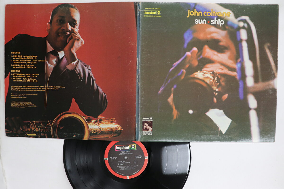 【中古】米LP John Coltrane Sun Ship AS9211 IMPULSE /00400
