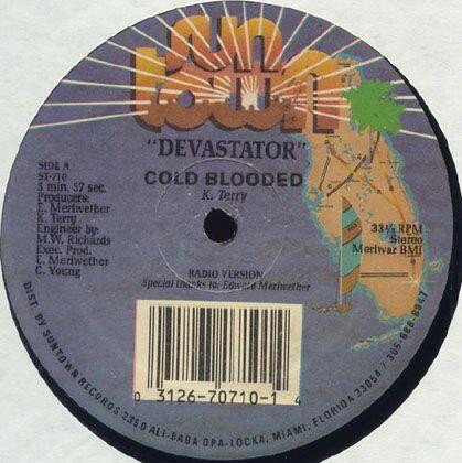 LP Devastator X Cold Blooded ST710 Suntown Records /00260