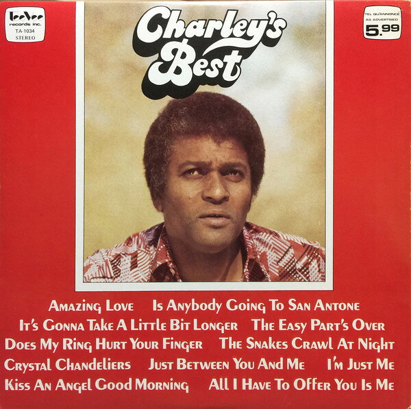12” Charley Pride Charleys Best TA1034 Tee Vee Records Inc. /00250