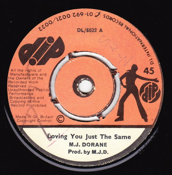 Artist Name: W - 【中古】英7” Mike Dorane Loving You Just The Same DL5022 Dip /00080