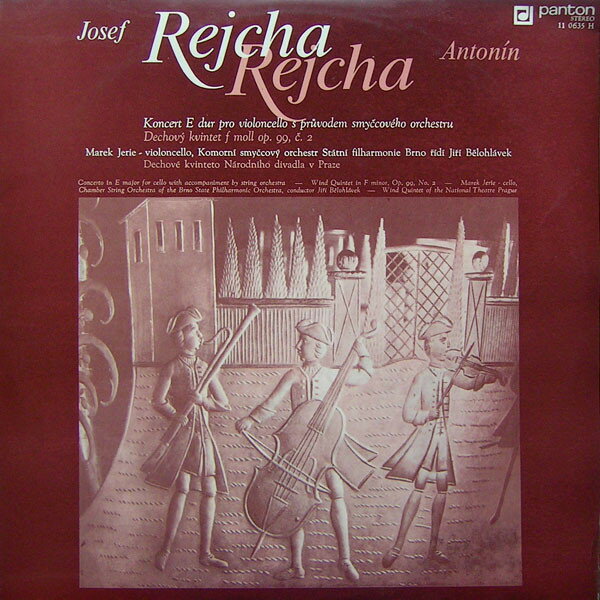 【中古】LP Josef Rejcha / Anton Reicha Koncert E Dur Pro Violoncello S Pr vodem Smy coveho 110635H Panton /00260