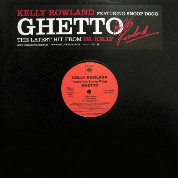 【中古】米12” Kelly Rowland, Snoop Dogg Ghetto CAS716040 Columbia /00250