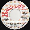 【中古】ジャマイカ7” Capleton / L.A. Lewis Better Listen Now / I Will Survive NONE Baccha...