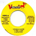 【中古】ジャマイカ7” Capleton Unfree Flesh NONE Vikings Production /00080