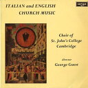 【中古】英LP Choir Of St. Johns College Cam Italian And English Church Music ZRG621 A...