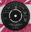 【中古】英7” Jim Reeves Theres A Heartache Following Me RCA1423 RCA Victor /00080