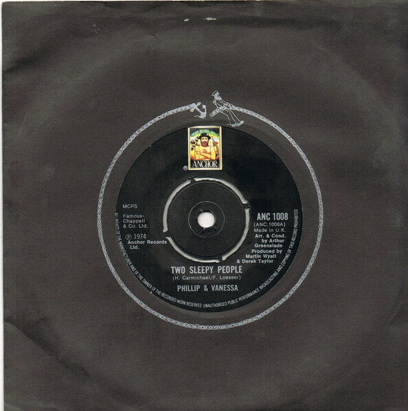 【中古】英7” Philip &amp; Vanessa Two Sleepy People ANC1008 Anchor /00080