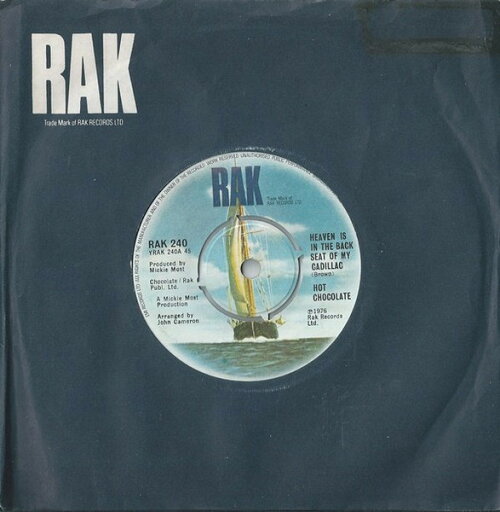【中古】英7” Hot Chocolate Heaven Is In The Back Seat Of My Cadillac RAK240 RAK /00080 【中古】英7” Hot Chocolate Heaven Is In The Back Seat Of My Cadillac RAK240 RAK /00080
