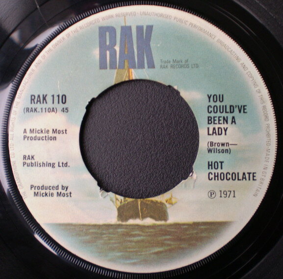 【中古】英7” Hot Chocolate You Couldve Been A Lady RAK110 RAK /00080