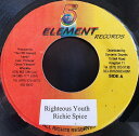 【中古】ジャマイカ7” Richie Spice Righteous Youth NONE 5th Element Records /00080
