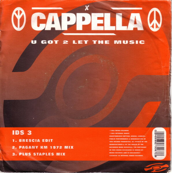 š۱7 Cappella U Got 2 Let The Music IDS3 Internal Dance /00080