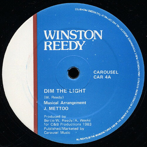 【中古】英12” Winston Reedy Dim The Light CAR4 Carousel /00250