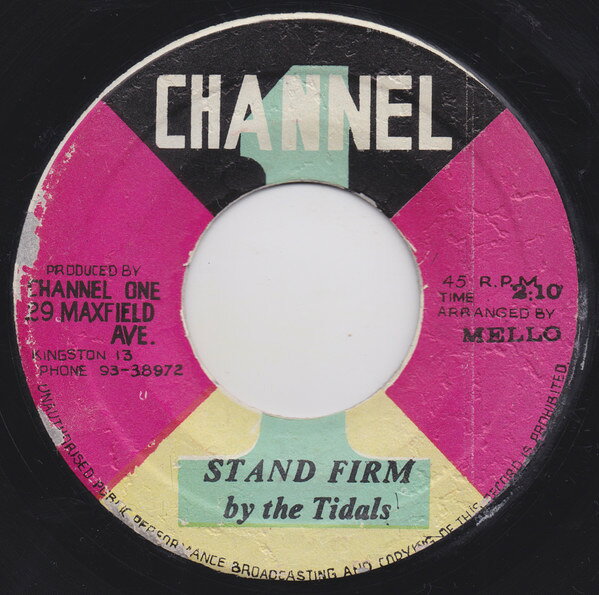 ジャマイカ7” Tidals Stand Firm NONE Channel One /00080