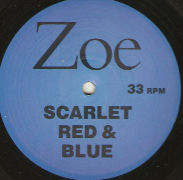 Artist Name: C - 【中古】英12” Zoe Scarlet Red & Blue PROMO3 Not On Label /00250