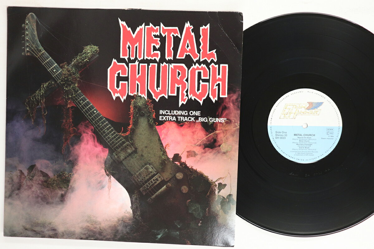 Artist Name: K - 【中古】独LP Metal Church Metal Church SH0023 STEAMHAMMER /00260