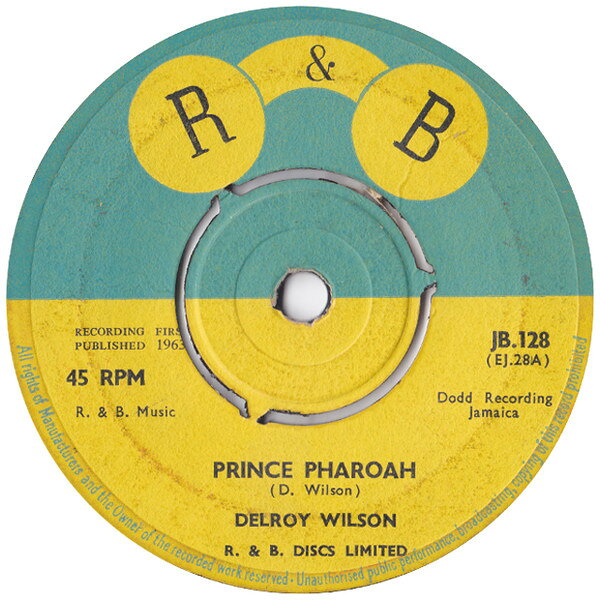【中古】英7” Delroy Wilson Prince Pharoah