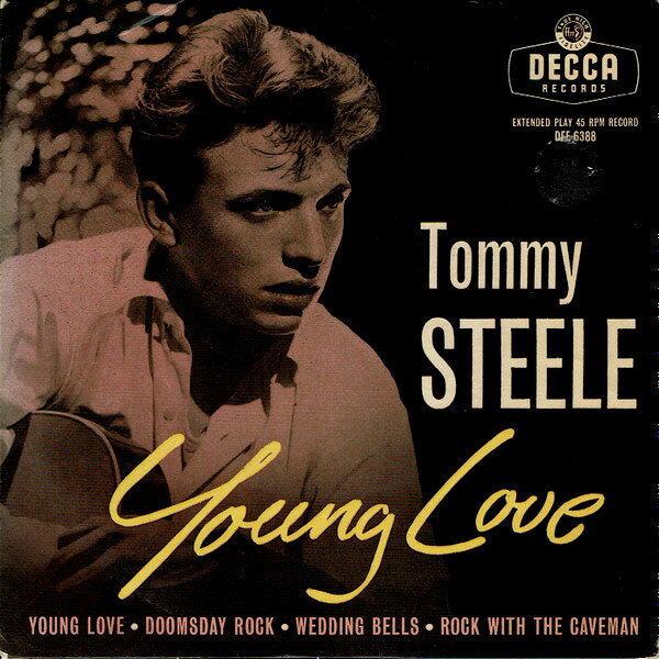 Artist Name: J - 【中古】7” Tommy Steele & The Steelmen Young Love DFE6388 Decca /00080