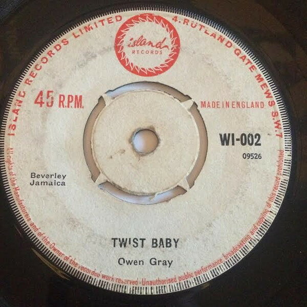 Other - 【中古】7” Owen Gray Twist Baby / Patricia WI002 Island Records /00080