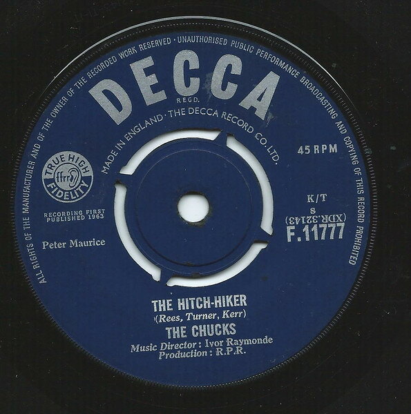 Artist Name: F - 【中古】7” Chucks Hitch-hiker F11777 Decca /00080