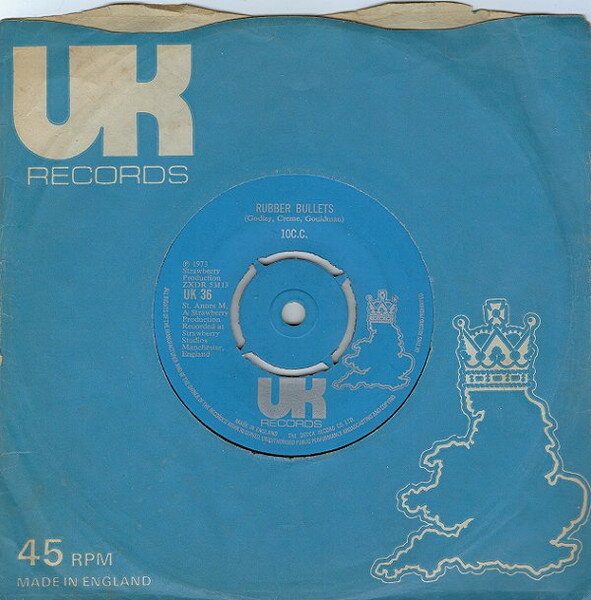 【中古】7” 10cc Rubber Bullets UK36 UK /00080