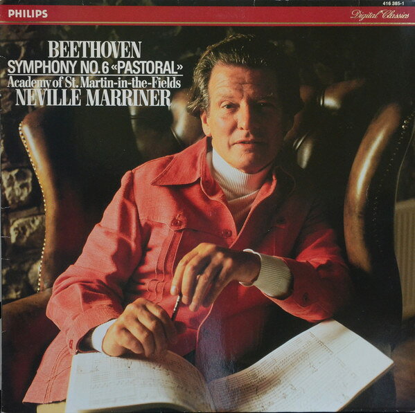 【中古】LP Ludwig van Beethoven / The Aca Symphony No. 6 ”Pastoral” , Overture Op. 124 4163851 Philips /00260