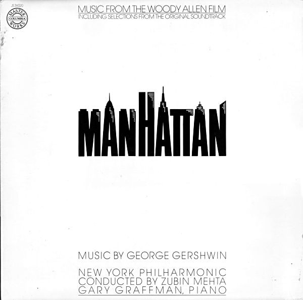 【中古】LP George Gershwin Music From The Woody Allen Film Manhattan JS36020 CBS /00260