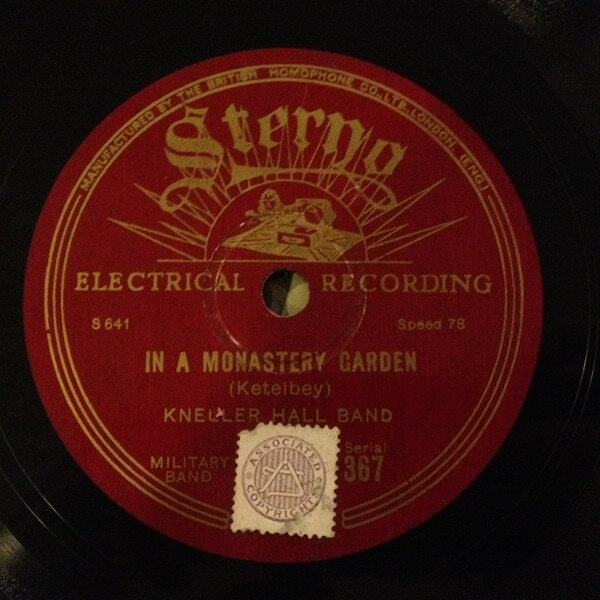 【中古】78RPM/SP Kneller Hall Band In A Monastery Garden / In A Persian Market 367 STERNO /00500