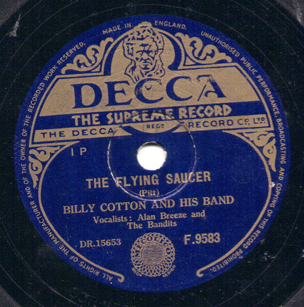Other - 【中古】78RPM/SP Billy Cotton & His Band The Thing / The Flying Saucer F9583 DECCA /00500