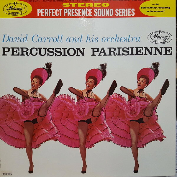 LP David Carroll &amp; His Orchestra Percussion Parisienne PPS6008 Mercury /00400