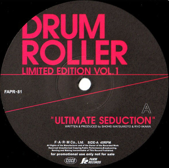 【中古】12” Drumroller Drum Roller Limited Edition Vol. 1 FAPR81 Farm Japan Vinyl /00250