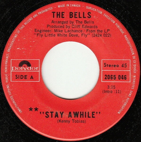 7” Bells (2) Stay Awhile 2065046 Polydor /00080