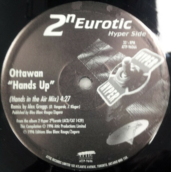 【中古】12” Ottawan / Artie The One Man Pa Hands Up / Esa Nena Linda ATTP9606 Attic /00250