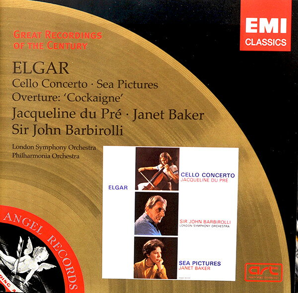 米CD Sir Edward Elgar - Jacqueline Cello Concerto ・ Sea Pictures ・ Overture: ′Cockaig 724356288720 EMI Classics /00110
