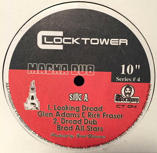 【中古】加10” Glen Adams & Rick Frater / Bra Macka Dub CT04 Clocktower Records /00200 【中古】加10” Glen Adams & Rick Frater / Bra Macka Dub CT04 Clocktower Records /00200