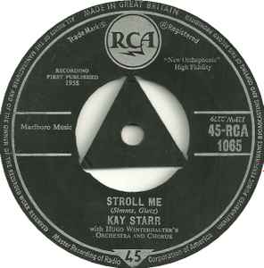 【中古】7” Kay Starr, Hugo Winterhalters Rockin Chair 45RCA1065 RCA /00080