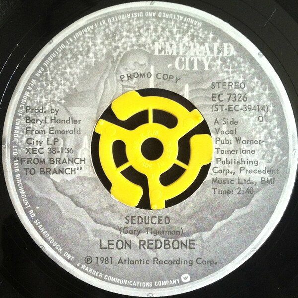 Artist Name: R - 【中古】7” Leon Redbone Seduced EC7326 Emerald City Records /00080
