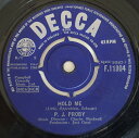 【中古】英7” P.J. Proby Hold Me F11904 Decca /00080
