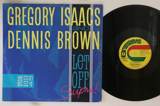 【中古】英12” Gregory Isaacs & Dennis Brown Let Off Supm! / Let Off Supm (Original Mix) GRED181 Greensleeves Records /00250 【中古】英12” Gregory Isaacs & Dennis Brown Let Off Supm! / Let Off Supm (Original Mix) GRED181 Greensleeves Records /00250