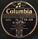 【中古】英78RPM/SP Josef Locke My Heart And I / Goodbye DB2336 Columbia /00500(2)