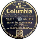 【中古】英78RPM/SP Nelson Eddy Song Of The Volga Boatmen / At The Balalaika DB1912 Co...