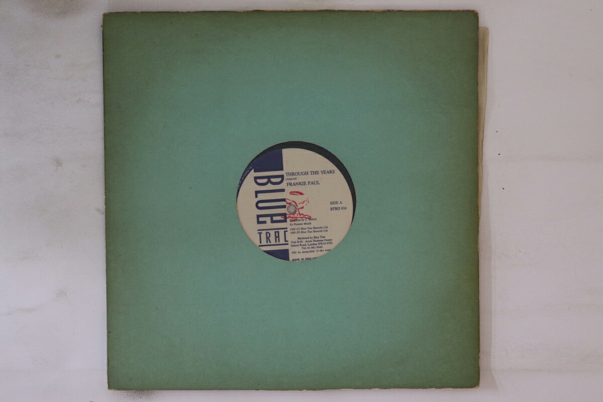 【中古】英12” Frankie Paul Through The Years BTRD016 Blue Trac Records /00250
