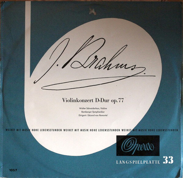 【中古】LP Johannes Brahms Konzert Fur Violine Und Orchester In D-Dur, Op. 77...