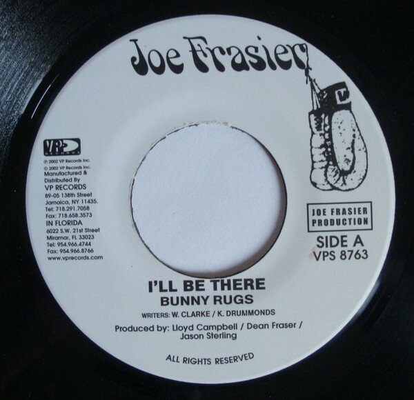 Artist Name: N - 【中古】7” Bunny Rugs Ill Be There VPS8763 Joe Frasier /00080