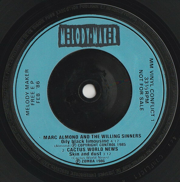 ・アーティスト Various ・タイトル Mm Vinyl Conflict 1 ・レーベル・型番 MELODY MAKER CONFLICT1 ・フォーマット 7インチレコード ・コンディション(盤) 非常に良い(EX) ・コンディション(ジャケット) プレインカバー（元ジャケット／カバー無し） ・コンディション(帯) オビなし ・特記事項 サンプル画像です。実際の商品の画像ではありません 商品写真はバーコード/カタログ番号に対応したサンプル画像ですので、お送りする商品の画像ではありません。帯やライナーなどの付属品は、特記事項に記載されている場合のみ含まれます。プロモやカラーレコードなどの仕様についても、該当する場合のみ特記事項に記載しています。 【ご購入前に必ずご確認ください】 ・本店サイト(www.recordcity.jp)とは価格、送料が違います ・本店サイト、その他支店のオーダーとは同梱発送できません ・注文確定後に別の注文を頂いた場合、注文同士の同梱は致しかねます。 ・別倉庫から発送しているため、店頭受け渡しは対応しておりません ・一部商品は他の通販サイトでも販売しているため、ご注文のタイミングによっては商品のご用意ができない場合がございます。 ・土日祝日はお休みです 金曜・祝前日9時以降のご連絡またはご入金は、返答または発送が週明け・祝日明けに順次対応となります。 ・ご購入後のキャンセル不可 ご購入後のキャンセルはいかなる理由においてもお受けできません。ご了承の上、ご購入くださいませ。 ・日本郵便(ゆうパック/ゆうメール)によるお届けになります。 ・中古品であることをご理解ください 当ストアでは中古商品を主に販売しております。中古品であることをご理解の上ご購入ください。また、一部商品はRecordCityオンラインストアで試聴可能です。 ・返品について お客様のご都合による返品は一切承っておりません。 表記の内容と実際の商品に相違がある場合、また針飛び等で返品・返金をご希望される場合は、商品の到着後1週間以内にご連絡ください。商品の返送をこちらで確認後、キャンセル・返金を行います。 コンディションVG以下の商品は返品できません。プレイに影響のない表面のこすれ傷、プレス起因のノイズ盤は返品の対象外です。 【コンディション表記】 ・ほぼ新品(M-)(Like New) 完全な新品。未使用。当店ではほぼ使用しません ・非常に良い(EX)(Excellent) 中古盤として美品な状態。わずかな経年を感じるものの傷みを感じさせない、当店基準で最高の状態 ・良い(VG+)(Very Good Plus) 丁寧に扱われた中古品で、軽い使用感がみられる。 ・可(VG)(Acceptable) 使い込まれた中古品で、「良い」よりもさらに使用感がみられる。 ・悪い(VG-)(Bad) 状態が悪いアイテム。使用の保障はなく、再生不可、針飛び、目立つノイズがあるかもしれない。状態によるクレーム不可。返品不可。 ・非常に悪い(G)(Very Bad) 「悪い」よりさらに状態が悪いアイテム。使用の保障はなく、再生不可、針飛び、目立つノイズがあるかもしれない。状態によるクレーム不可。返品不可。 ・ジャンク(Fair)(Junk/Fair) 割れている、反っている、水ダメージがある、カビ、ジャケットが分離している、ひどい書き込み、ひどい擦れなど最低の状態。使用の保障はなく、再生不可、針飛び、目立つノイズがあるかもしれない。状態によるクレーム不可。返品不可。 ・ジャンク(Poor)(Junk/Poor) 割れている、反っている、水ダメージがある、カビ、ジャケットが分離している、ひどい書き込み、ひどい擦れなど最低の状態。使用の保障はなく、再生不可、針飛び、目立つノイズがあるかもしれない。状態によるクレーム不可。返品不可。
